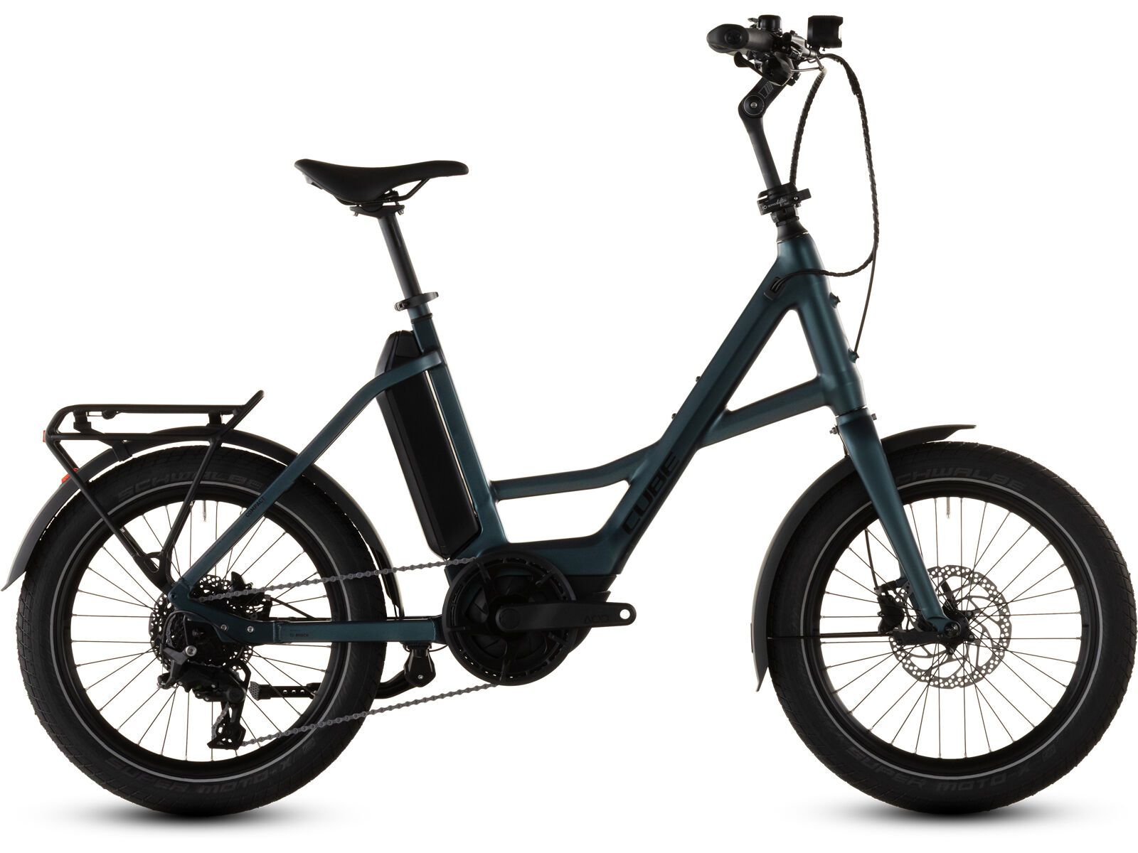 Cube Compact Hybrid 545, royalgreen´n´black | Bild 1