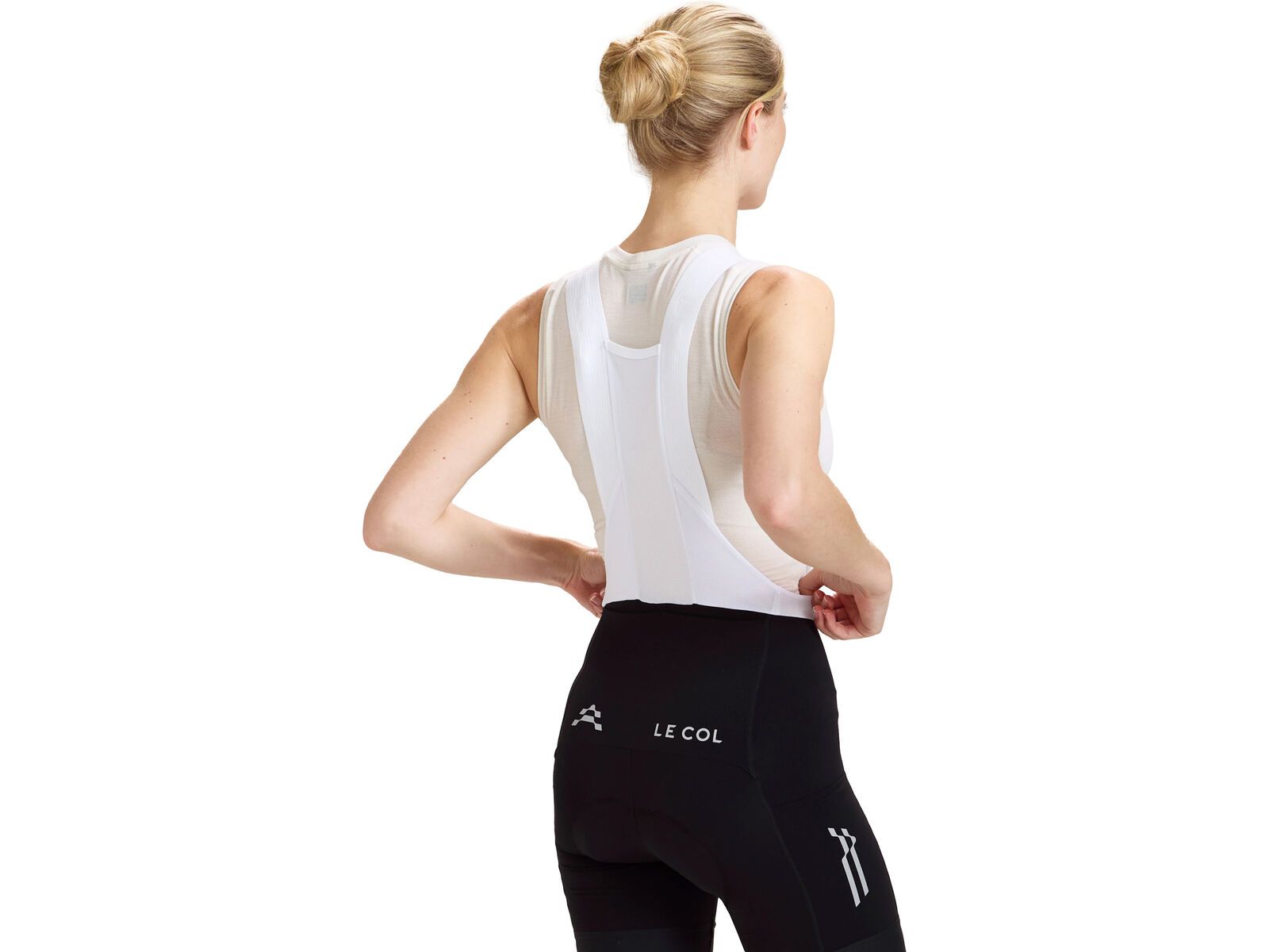 Le Col Womens ARC Cargo Bib Shorts, black | Bild 5