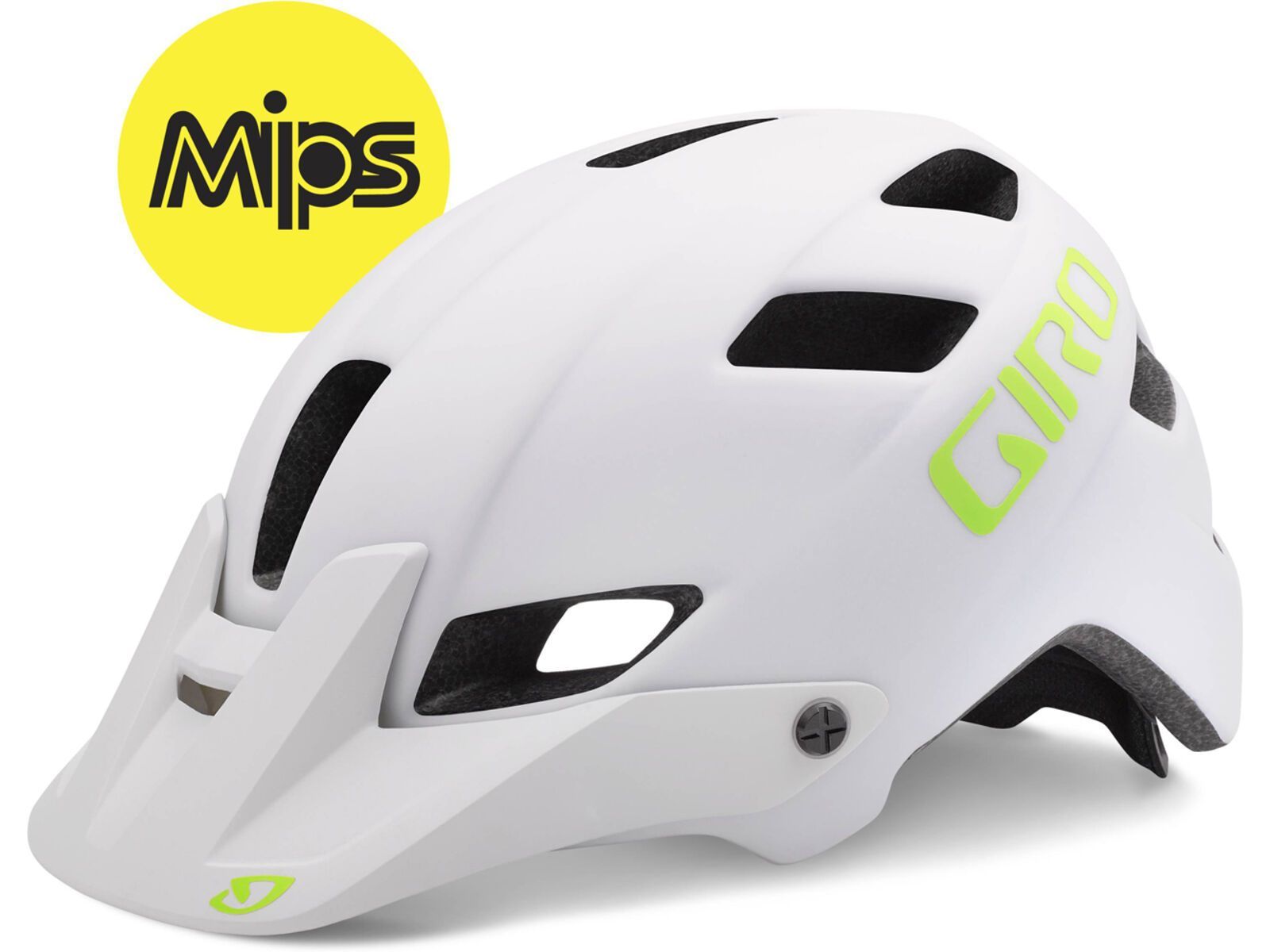 Giro Feature MIPS, matte white lime | Bild 1