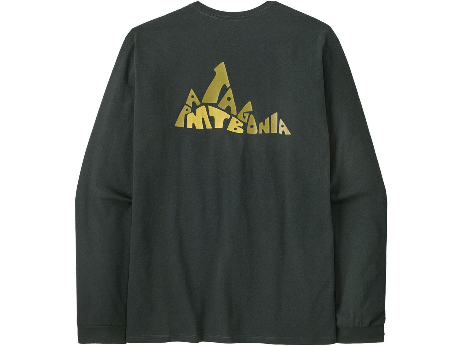 Patagonia Men's Long-Sleeved Berm Logo Responsibili-Tee, old growth green | Bild 2