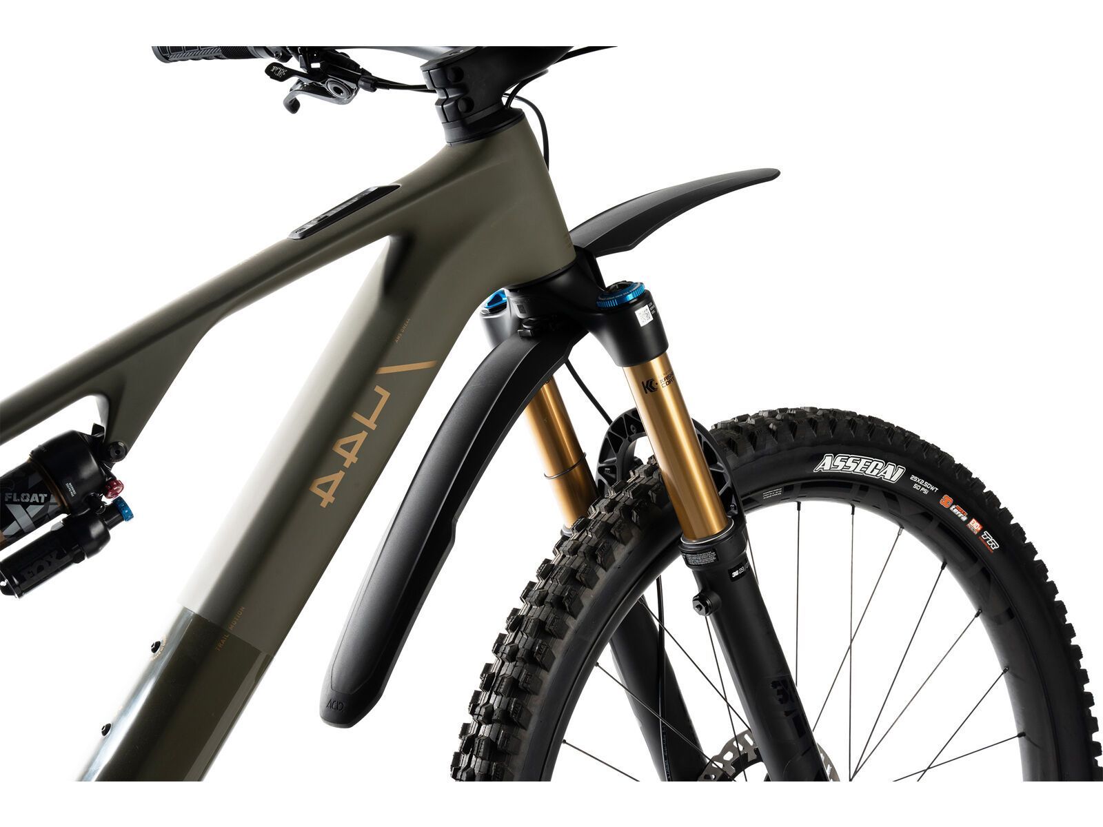 Cube Acid Steckschutzblech Vane Pro 27.5-29 Zoll vorne, black´n´black | Bild 5