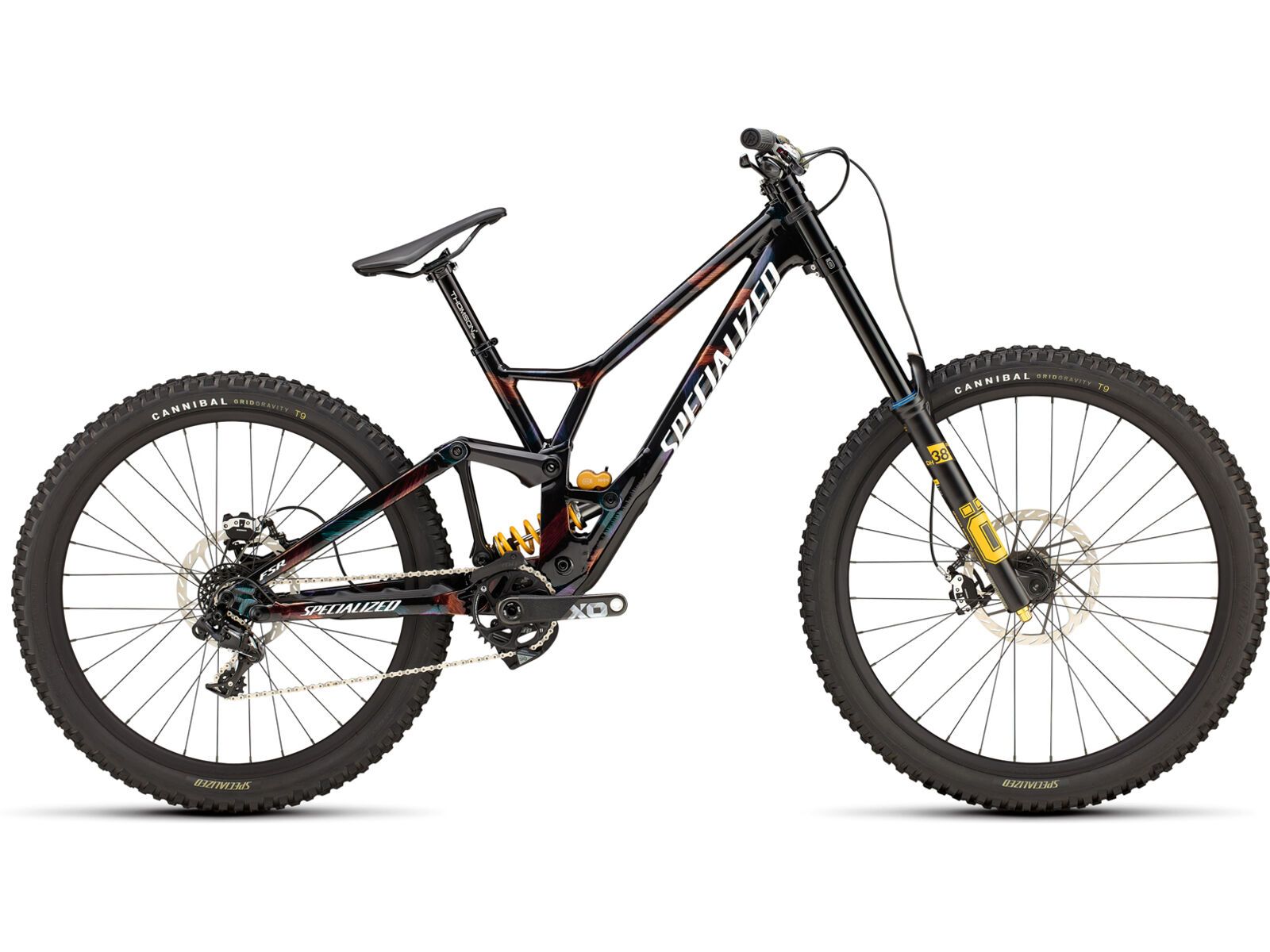 Specialized Demo Race, gloss obsidian/brushed/chameleon supernova | Bild 1