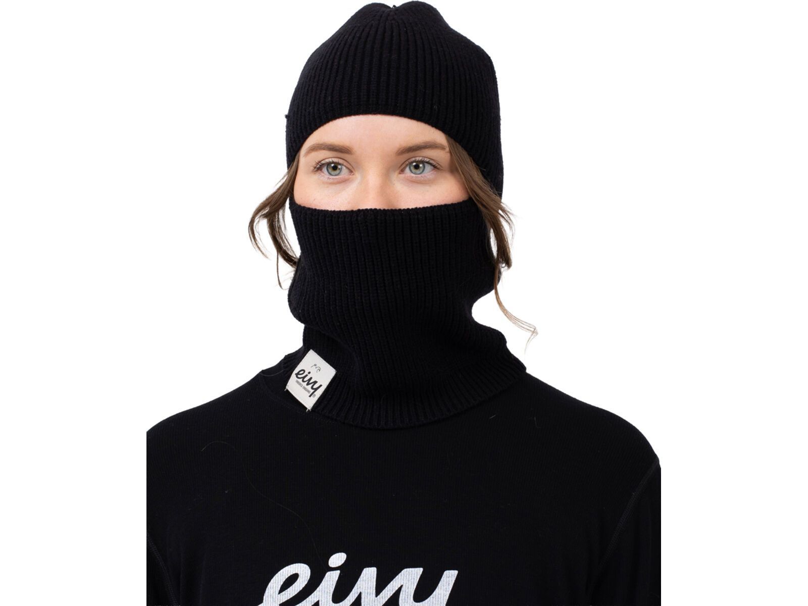 Eivy Foldable Knit Balaclava Beanie, black | Bild 3