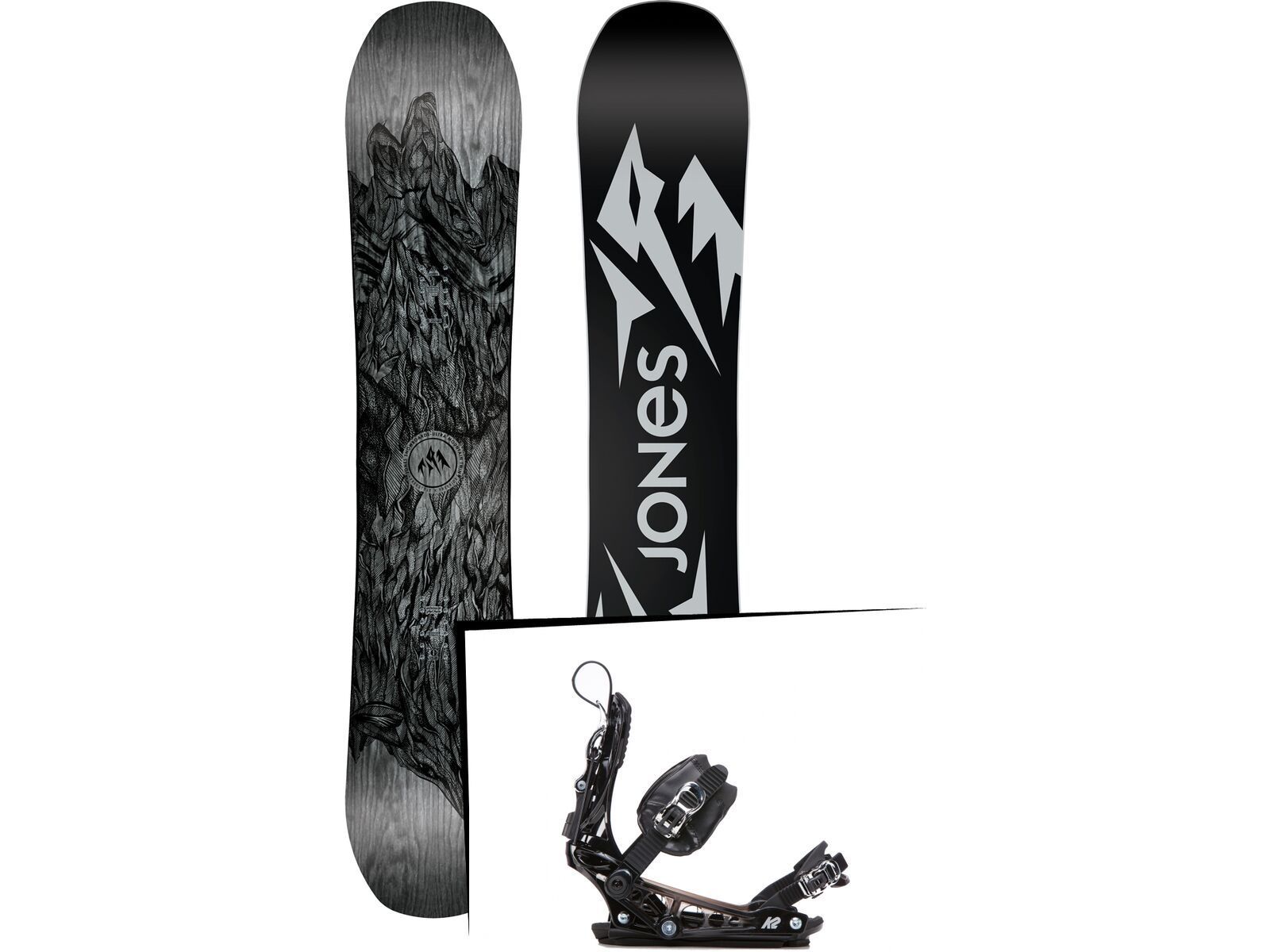 Set: Jones Ultra Mountain Twin 2019 + K2 Cinch Tryst (1919564S) | Bild 1
