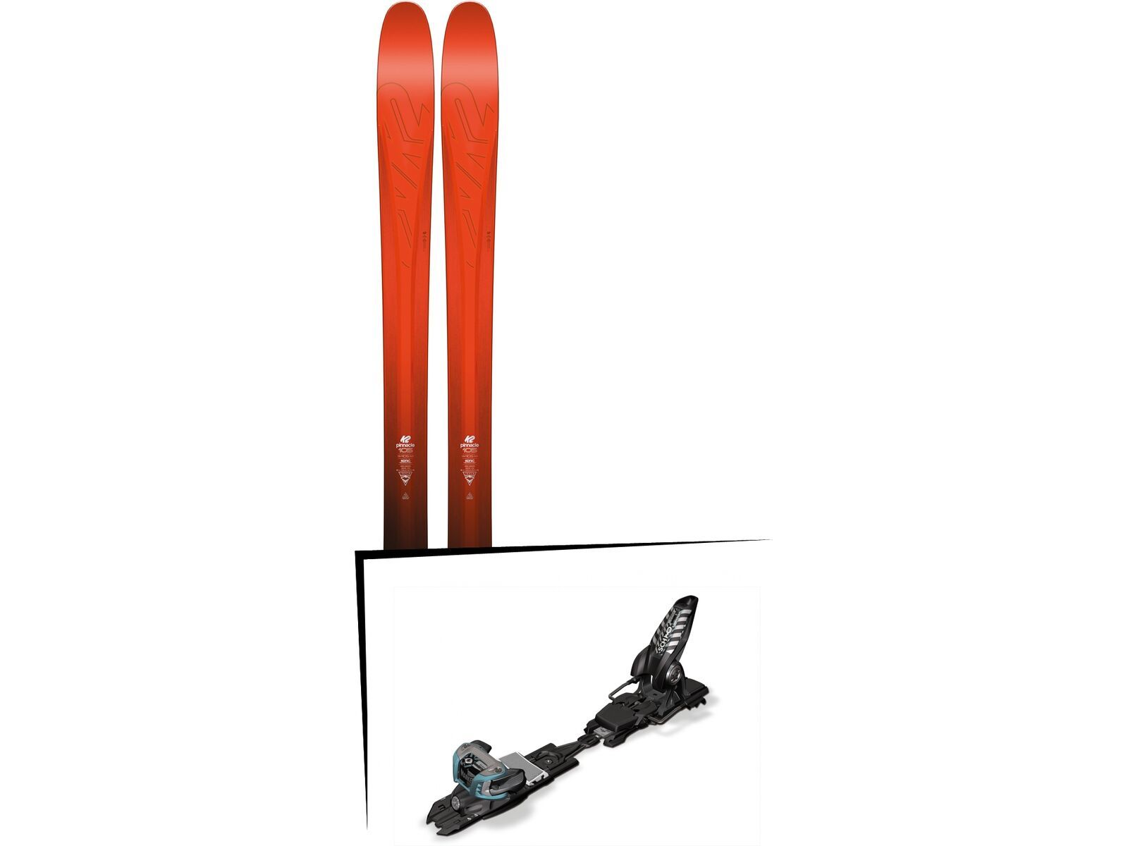 K2 SKI Set: Pinnacle 105 2016 + Marker Schizo 14 | Bild 1