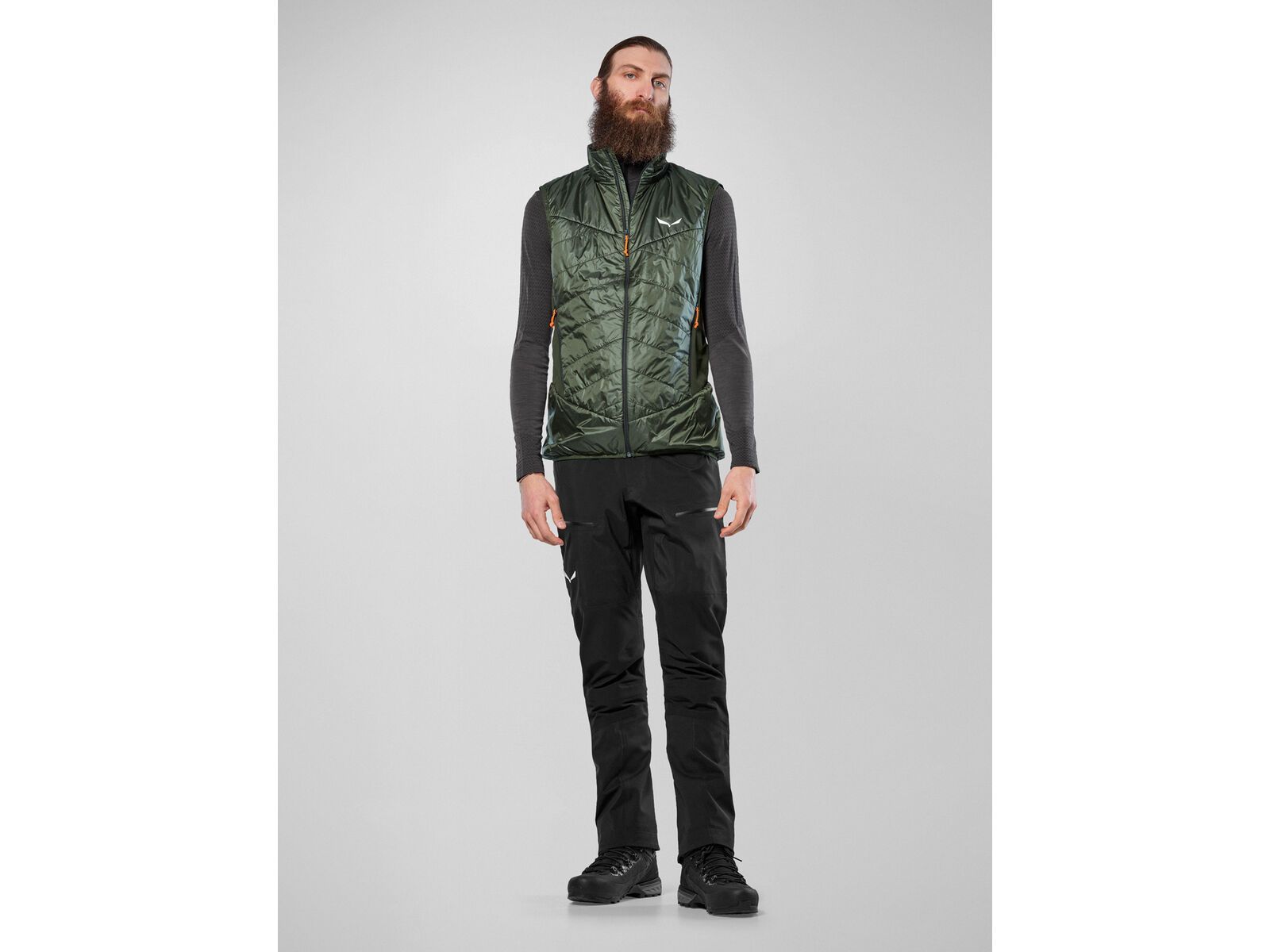 Salewa Ortles Hybrid TirolWool Responsive Weste Herren, dark olive | Bild 7