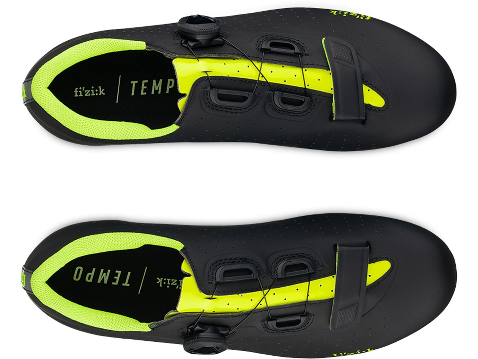 Fizik Tempo R5 Overcurve Cycling Shoes - Black/Pink Fluo Road Bike Shoes Size 38.5