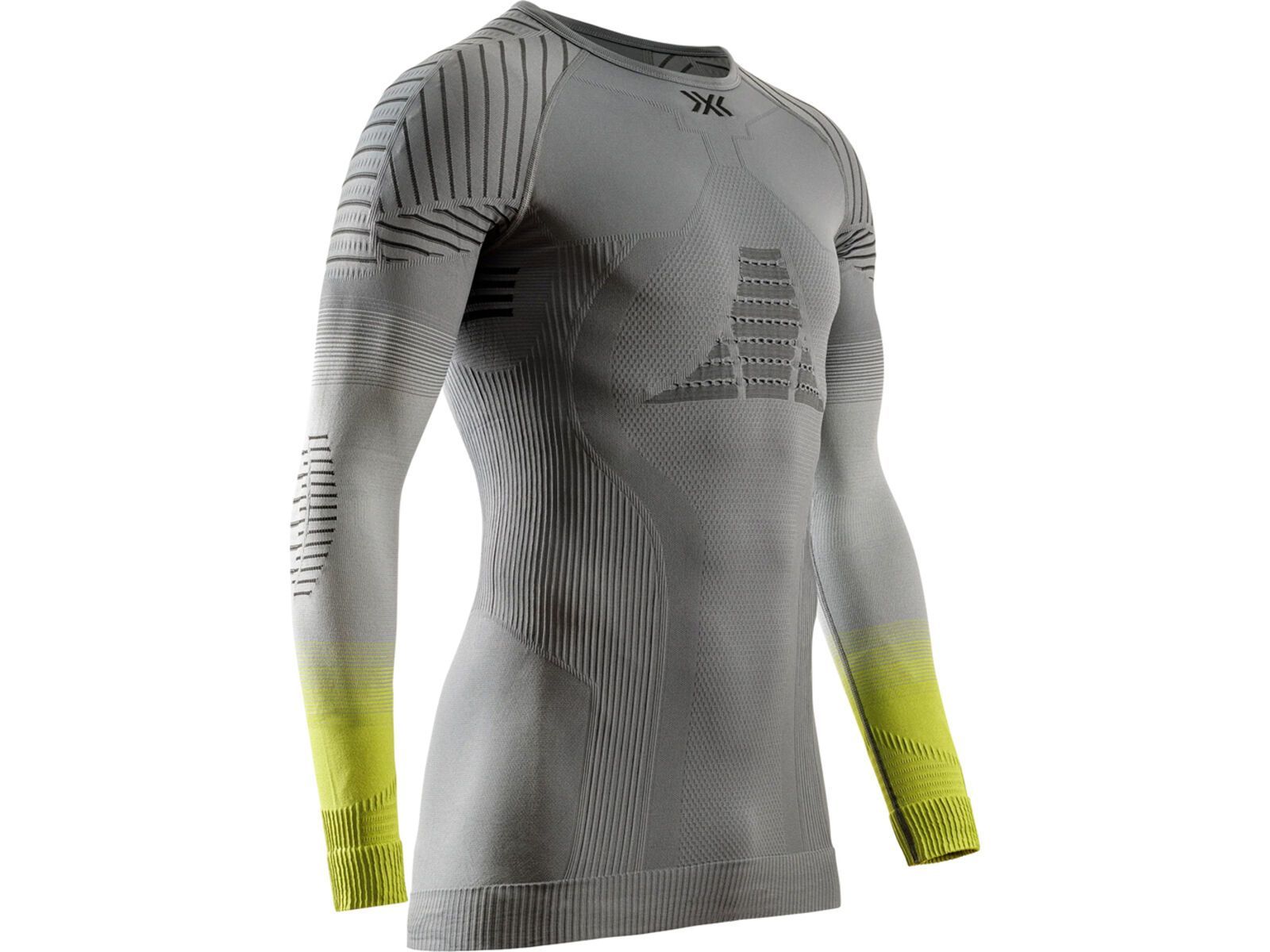 X-Bionic Invent Graphics Shirt LS Men, rhino grey/light grey/canary | Bild 1