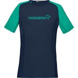 Norrona fjørå equaliser lightweight T-Shirt W's arcadia/indigo night