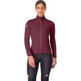Castelli Alpha 150 W Jacket deep bordeaux/brilliant pink