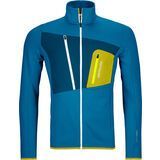 Ortovox Merino Fleece Grid Jacket M heritage blue