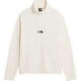The North Face M Glacier 1/4 Zip Embroidered Logo white dune