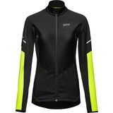 Gore Wear M Women Thermo Zip Shirt Langarm black/neon yellow