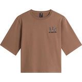 The North Face W Ski Embro Boxy SS Tee Graphic garnet