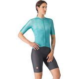 Castelli Prima 2 DT Bibshort dark gray/pool blue