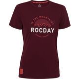 Rocday Monty Wmn Short Sleeve Jersey burgundy