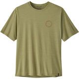 Patagonia Men's Cap Cool Daily Shirt - Spoke Stencil gumtree green/light gumtree green x-dye