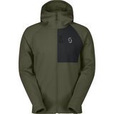 Scott Defined Warm Zip Men's Hoody douglas green/black