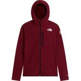 The North Face W Summit Futurefleece Full Zip Hoodie burgundy crush