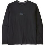 Patagonia Men's Long-Sleeved Berm Logo Responsibili-Tee black