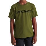 Specialized Wordmark T-Shirt Kinder kurzarm olive green