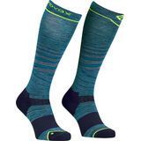 Ortovox Ski Tour LT Comp Long Socks M petrol blue blend