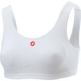 Castelli Rosso Corsa Bra white