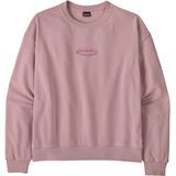 Patagonia Women's '95 Oval Logo Daily Crew quiet violet