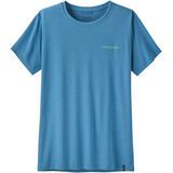 Patagonia Women's Capilene Cool Daily Shirt - Mother Rays shore blue/light shore blue x-dye