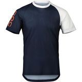 POC MTB Pure Tee turmaline navy/hydrogen white