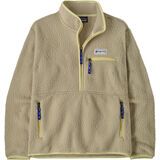 Patagonia Women's Retro Pile Marsupial Fleece Pullover weathered stone