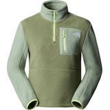 The North Face Women’s Yumiori 1/4 Zip bark mist/slate moss/astro lime