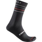 Castelli Endurance 15 Sock black/silver gray-red