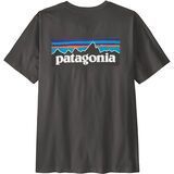 Patagonia Men's P-6 Logo T-Shirt ink black