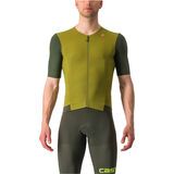 Castelli Premio Black Jersey avocado green/deep green