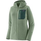 Patagonia Women's R1 Air Full-Zip Hoody ellwood green