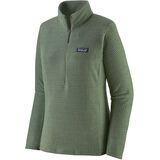Patagonia Women's R1 Air Zip Neck hemlock green