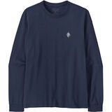 Patagonia Men's Long-Sleeved Midweight Hut Tripper Skyline T-Shirt new navy