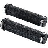 SRAM DH Silicone Locking Grips w/Double Clamps & End Plugs black