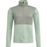 Ortovox Fleece Light Zip Neck W green acid