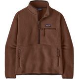 Patagonia Women's Retro Pile Marsupial Fleece Pullover berm brown