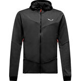 Salewa Sella Crevasse Kapuzenjacke Herren black out