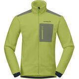 Norrona trollveggen warm3 Jacket M's dark citron/deep lichen green