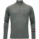 Elevenate Men's Primo Zip gray green