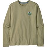 Patagonia Men's Long-Sleeved Great Waves Responsibili-Tee gumtree green