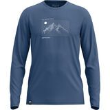 Ortovox 185 Merino Sunrise LS M blue nunatak