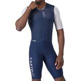 Castelli Saturday Morning Skinsuit belgian blue/white