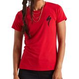 Specialized S-Logo T-Shirt Damen kurzarm flo red