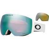 Oakley Flight Deck Pro M Prizm Snow Sapphire Iridium & Sage Gold / matte white