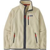 Patagonia Men's Retro Pile Jacket pelican w/smolder blue